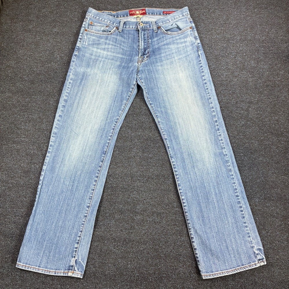 Lucky Brand 361 Vintage Jeans Men 32 [Fits 32x31] Straight Medium Wash Denim